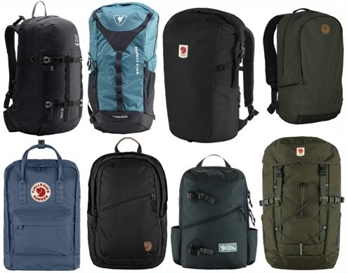 Dagsrygsække 7 - 40 L