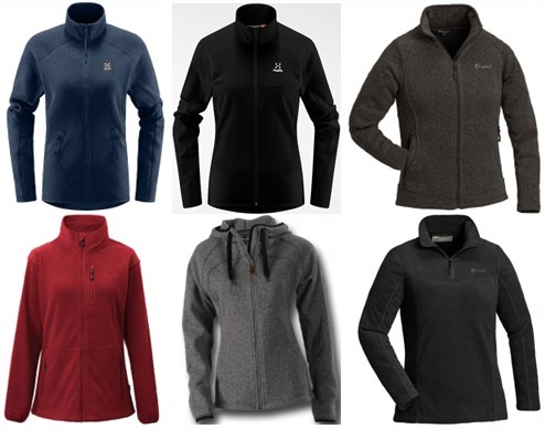 Fleecetrøjer, Fleecejakker & Mellemlag