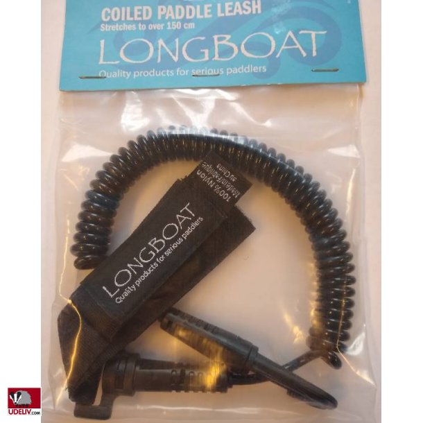 Longboat Coiled Paddle Leash Pagajsikring / Pagajline