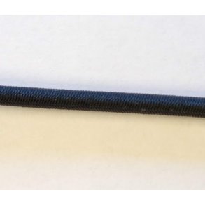 Kajak Elastiksnor 5mm sort - 1 meter