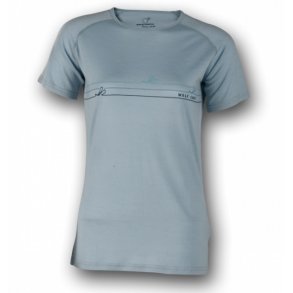 Wolf Camper Freedom Dame T-shirt i Merinould