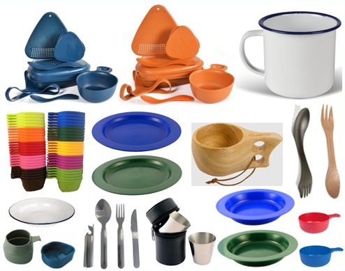 Spisegrej, bestik, tallerkner, krus mv.