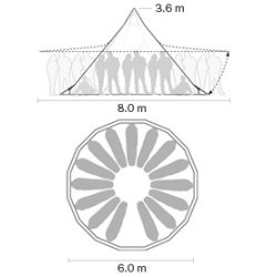 Tentipi Zirkonflex 15 CP Lavvu/Tipi