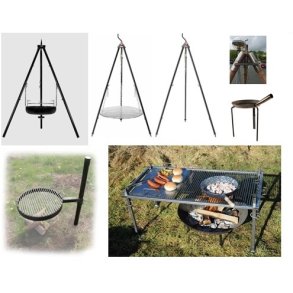 Trefod, ophæng, understel og bålstativer / bålsæt