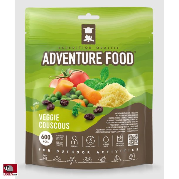 Adventure Food Veggie Couscous 156 g 600 kcal.