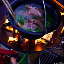 Blgryde i sort emaljeret stl - 6 L - Espegard