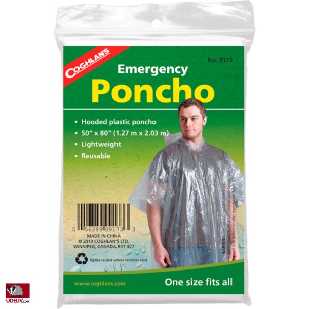 Coghlans Emergency Poncho / Regnslag