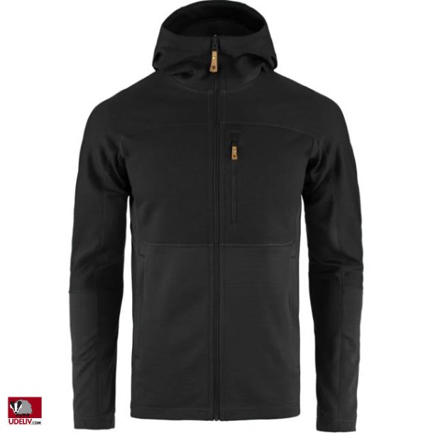 Fjllrven Abisko Trail Fleece M Fleecejakke med htte