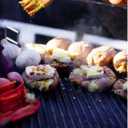 Grillplade  47 cm. i stbejern - Espegard