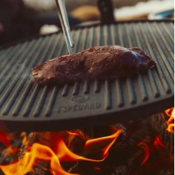 Grillplade  47 cm. i stbejern - Espegard