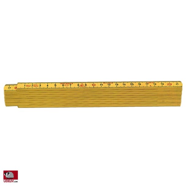 Hultafors Tommestok / Meterstok af plast - 2 meter