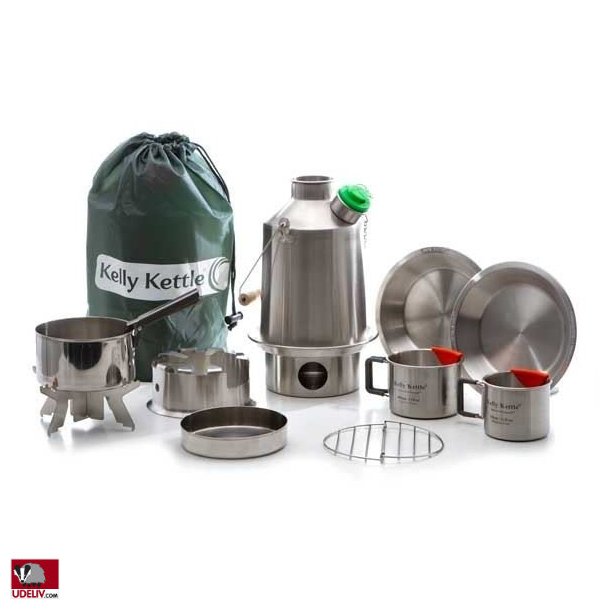 Kelly Kettle Ultimate "Scout" Kit 1,2 L - Rustfri stl