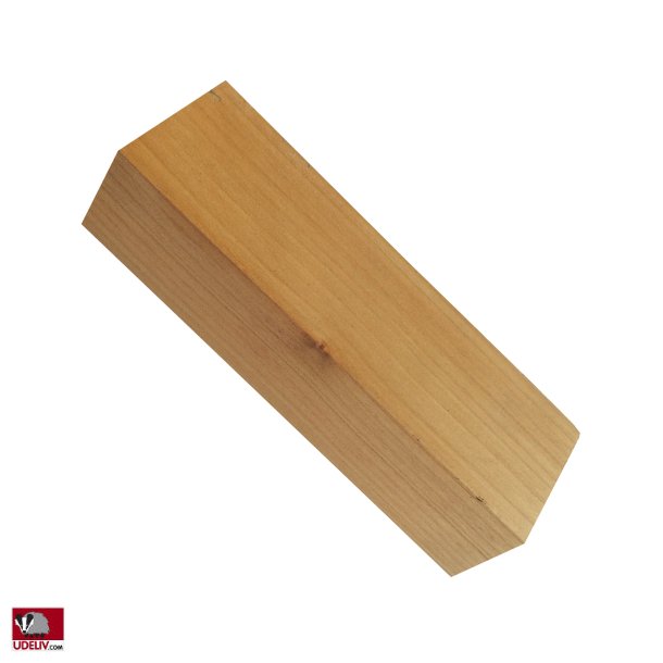 Knivskfte i kirsebrtr - Materiale - min. 24x38x120 mm