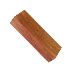 Knivskfte materiale i Bubingatr - min. 24x38x120 mm