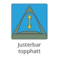 Lavvu Frisport Basic 5-7 pers. m. justerbar top