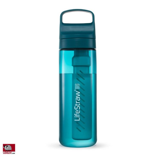 LifeStraw Go 2.0 Water Filter Bottle 22 oz 650 ml vandflaske med vandfilter
