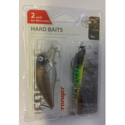 Max Ranger Wobblers�t incl. st�lforfang - 2 stk. - For Gedde/Sandart og andre arter