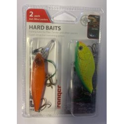 Max Ranger Wobblers�t incl. st�lforfang - 2 stk. - For Gedde/Sandart og andre arter