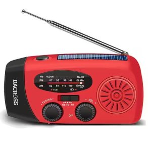 N�dradio 2000 mAh - AM/FM (genopladelig)