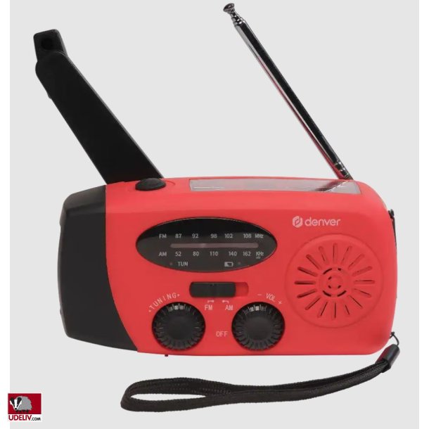 N�dradio 2000 mAh - AM/FM (genopladelig)