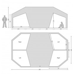 Nordisk Vanaheim 40 kvm. Samlingstelt - STPRIS