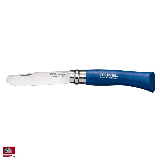 Opinel / nr. 7 / farvet avnbg / rund spids