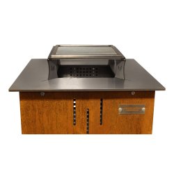 Grillrist i rustfrit stl til Grillopsats til FIREFRIEND 900 blsystem