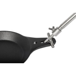 Petromax Pandekagepande / ministegepande i stbejern m. teleskophndtag - fp17