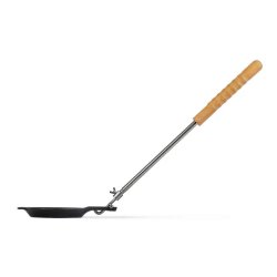 Petromax Pandekagepande / ministegepande i stbejern m. teleskophndtag - fp17