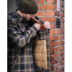 Pinewood Finnveden ternet, polstret Overshirt skjorte