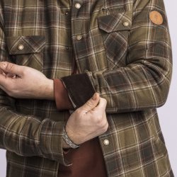 Pinewood Finnveden ternet, polstret Overshirt skjorte
