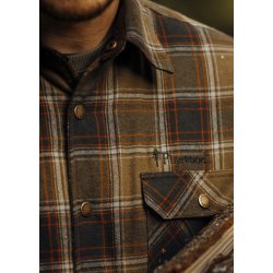 Pinewood Finnveden ternet, polstret Overshirt skjorte