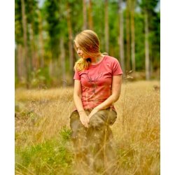 Pinewood Kronhjort Dame T-shirt Red Deer Women