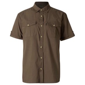 Pinewood Safari S/S Shirt M's kortrmet herreskjorte