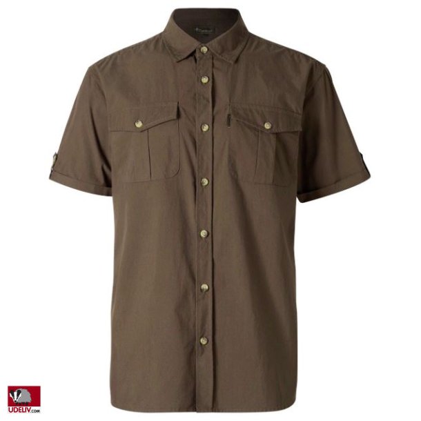 Pinewood Safari S/S Shirt M's kortrmet herreskjorte
