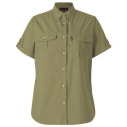 Pinewood Safari S/S Shirt W's Kortrmet Dameskjorte