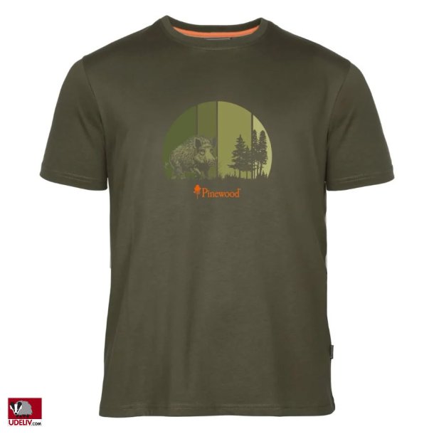 Pinewood Wild Boar Vildsvin T-shirt Herre