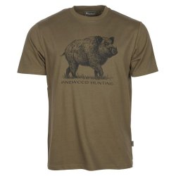 Pinewood herre t-shirt m. Vildsvin motiv Wildboar