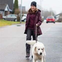 Pinewood hue i strikket uld