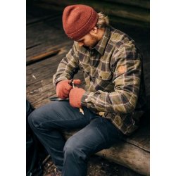 Pinewood hue i strikket uld