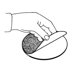 Selvklbende Slibepapirsrondel - 25 stk - Norton Adalox H 231 - 150 mm