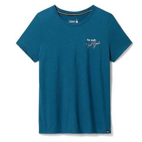 Smartwool W DNVR GRPH S/S T Dame T-shirt med merinould