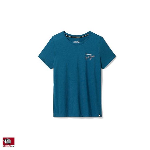 Smartwool W DNVR GRPH S/S T Dame T-shirt med merinould