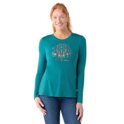 Smartwool Women's Floral Tundra Graphic Long Sleeve Tee