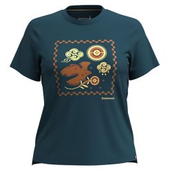 Smartwool Women's Guardian of the Skies Graphic Short Sleeve Tee Dame merinould t-shirt