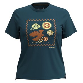 Smartwool Women's Guardian of the Skies Graphic Short Sleeve Tee Dame merinould t-shirt