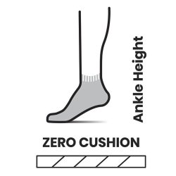 Smartwool Womens Hike Zero Cushion Ankle Socks Dame Vandresokker