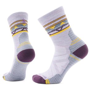 Smartwool Women's Hike Zig Zag Valley Mid Crew Socks Performance Uldsokker