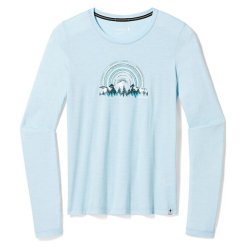 Smartwool Women's Never Summer Mountains Graphic Long Sleeve Tee