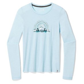 Smartwool Women's Never Summer Mountains Graphic Long Sleeve Tee